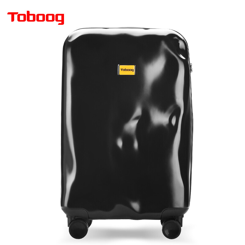 【品質(zhì)行李箱】Toboog拉桿箱萬向輪旅行箱男女托運(yùn)箱時(shí)尚行李箱20/24/26/29寸 拉鏈款 | 啞光黑 20寸