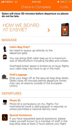 易捷航空app買托運(yùn)行李問題