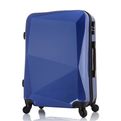 凱鉑瑞鉆石切面萬向輪行李箱托運箱商務旅行拉桿箱 深藍 24寸【報價、價格、評測、參數】_拉桿箱_蘇寧易購