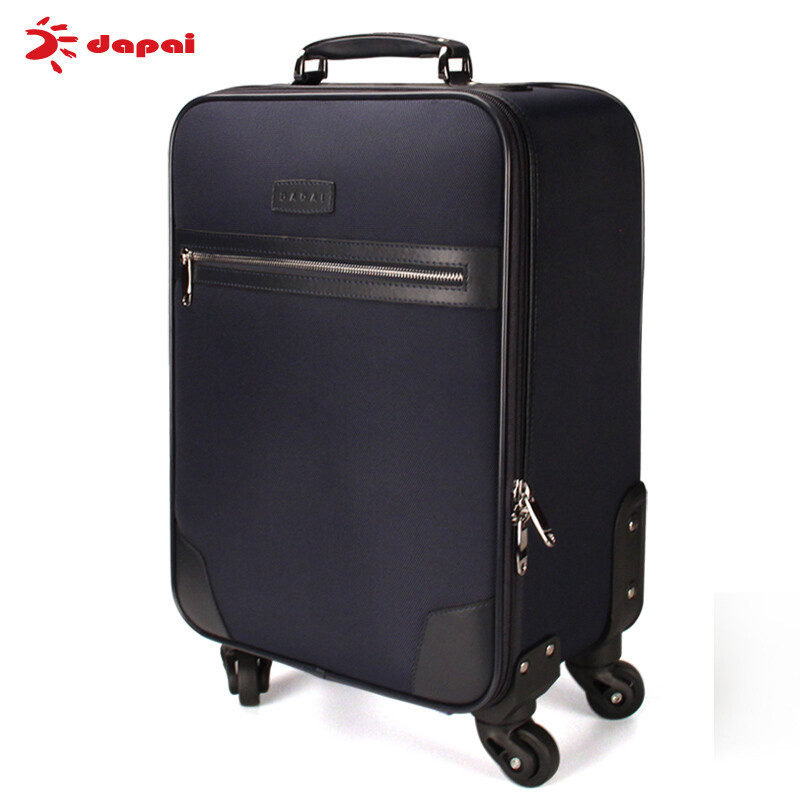 達(dá)派dapai 拉桿箱登機(jī)箱行李密碼箱新款商務(wù)旅行箱 深藍(lán)色 22